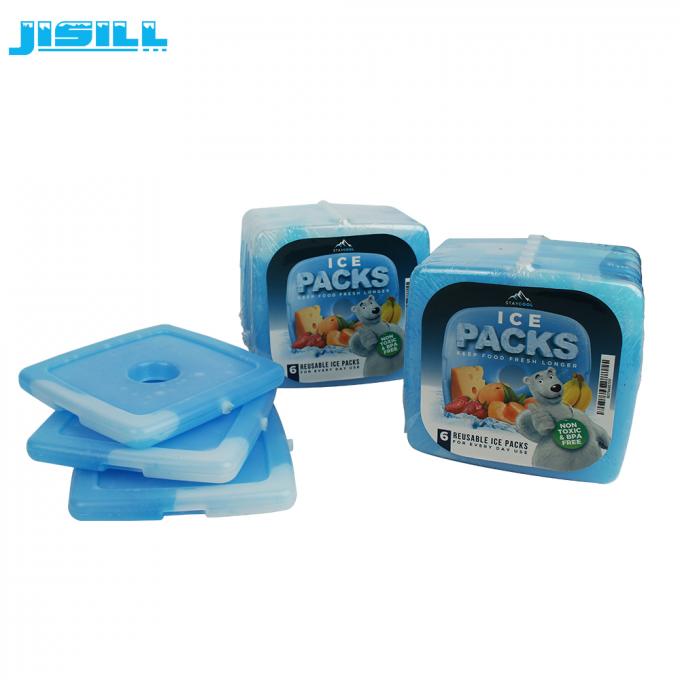 Harga pabrik HDPE cangkang keras, Mini plastik freezer es blok gel pack untuk tas makan siang