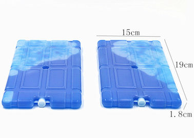 Non-toksik Food Grade Eutectic Cold Plates Gel Polymer Bricks Dingin Untuk Cooler Box