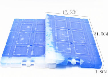 Non-toksik Food Grade Eutectic Cold Plates Gel Polymer Bricks Dingin Untuk Cooler Box