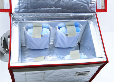 Bahan Vpu Besar Lipat Medis Cooler Box Insulin Terisolasi Untuk Transportasi Panjang