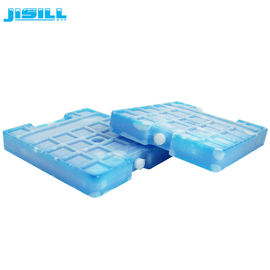Paket Es Pendingin Besar yang Dapat Digunakan Kembali HDPE Makanan Es Blok Gel biru Dengan Pegangan