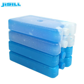 400g Food Grade Hdpe Plastik Fan Ice Pack Transparan Putih Dengan Cairan Biru