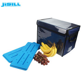 Plastik HDPE Ekstra Besar Bentuk Panjang Gel Ice Pack Untuk Kulkas 52 * 18 * 2 cm