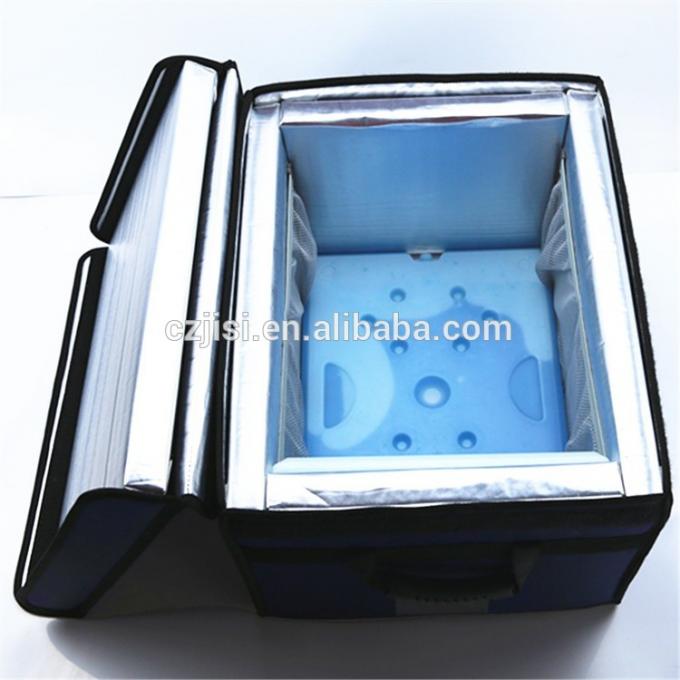 Kotak pendingin medis cold storage dengan kontrol suhu rendah dengan vips dan es batu di dalamnya