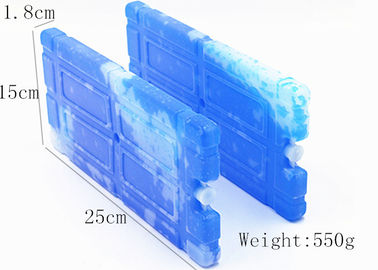 Non Toxic Food Grade Eutectic Cold Plates Gel Polymer Cold Bricks Untuk Cooler Box Untuk Makanan Beku