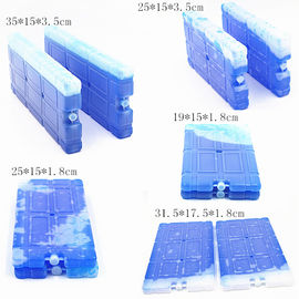 Non Toxic Food Grade Eutectic Cold Plates Gel Polymer Cold Bricks Untuk Cooler Box Untuk Makanan Beku