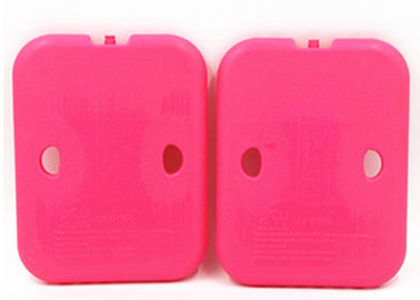 Biru Medium Cooler Blok Es Gel Freezable Cold Packs Hard Shell Bebas BPA Untuk Makanan Dingin