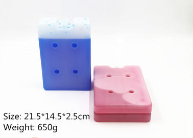 Warna yang dapat disesuaikan Ice Cooler Brick, gel yang dapat digunakan kembali Cold Plate Untuk es krim Untuk makanan beku