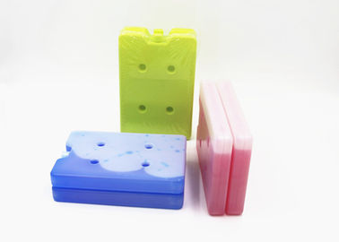 Warna yang dapat disesuaikan Ice Cooler Brick, gel yang dapat digunakan kembali Cold Plate Untuk es krim Untuk makanan beku