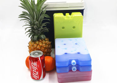 Warna yang dapat disesuaikan Ice Cooler Brick, gel yang dapat digunakan kembali Cold Plate Untuk es krim Untuk makanan beku