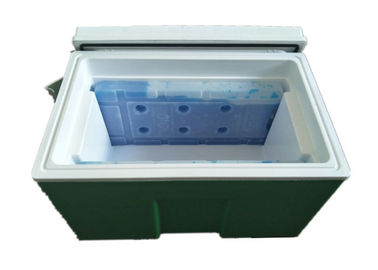 Kepadatan Tinggi Polyethylene Medis Cool Box 10L Mobile Freezer Box