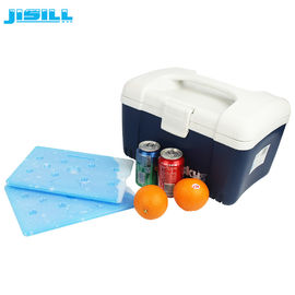 Blue PCM Coolant Flat HDPE Large Cooler Ice Packs Tidak beracun - 25 derajat untuk makanan beku