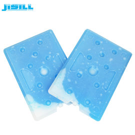 Blue PCM Coolant Flat HDPE Large Cooler Ice Packs Tidak beracun - 25 derajat untuk makanan beku