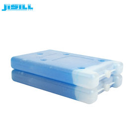 Kelas Makanan 600ml Ice Cooler Brick Non - Caustic Untuk Transportasi Rantai Dingin Untuk Makanan Beku