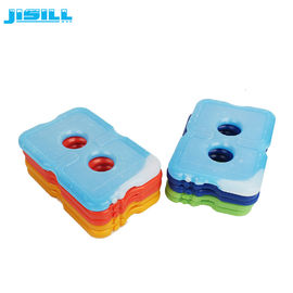 Slim Mini Ice Packs Plastik Kekuatan Makanan HDPE Hard Shell Untuk Kantong Makan Siang Untuk Makanan Beku