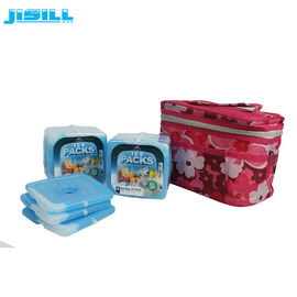 160ml Ice Gel Lunch Chillers / Ultra-Thin Gel Ice Packs Tipe Termal Untuk Makanan Beku