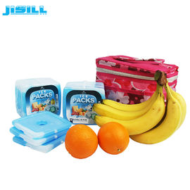 160ml Ice Gel Lunch Chillers / Ultra-Thin Gel Ice Packs Tipe Termal Untuk Makanan Beku