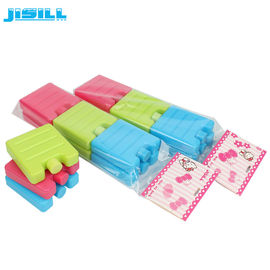 HDPE Hard Shell Mini Ice Packs / Plastic Freezer Ice Blocks Untuk Lunch Bag Untuk Makanan Beku