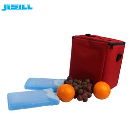 400ml Hard Plastic Blue Ice Gel Pelat Eutektik Freezer / Cooler Box Es Untuk Makanan Beku