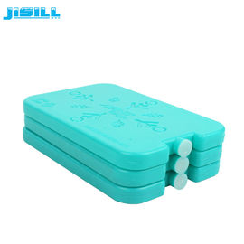 Blue Hard Plastic Reusable Slim Lunch Ice Packs Untuk Cooler Bag Untuk Makanan Beku