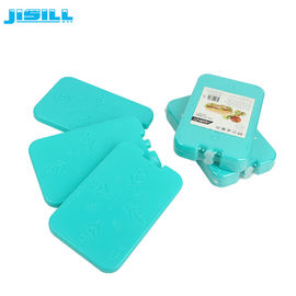 Blue Hard Plastic Reusable Slim Lunch Ice Packs Untuk Cooler Bag Untuk Makanan Beku