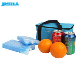 18 * 9.5 * 2.8cm Ukuran Ice Cooler Brick Untuk Isolasi Cooler Box Dengan Berbagai Warna Untuk Makanan Beku