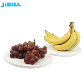 Gel pendingin bulat Piring dingin Freezer Untuk Buah Dan Makanan Segar, 860 ml Kandungan Untuk Makanan Beku