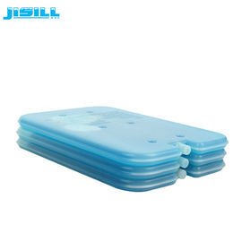 Kualitas Tinggi HDPE BPA Gratis Slim Plastik Tidak Beracun Cool Gel Hard Ice Pack Cooler Untuk Makanan Beku Di Tas Makan Siang