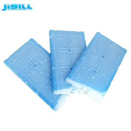 Efisiensi Tinggi Blue Cold Gel Tipis Panjang Panjang Paket Es Untuk Makanan / Obat Pengiriman Untuk Makanan Beku
