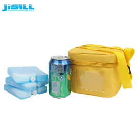 HDPE kelas makanan + SAP Mini Ice Packs Ice Block / Ice Gel Inside Liquid 10*10*2cm Untuk Makanan Beku