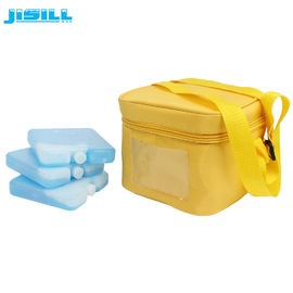 HDPE kelas makanan + SAP Mini Ice Packs Ice Block / Ice Gel Inside Liquid 10*10*2cm Untuk Makanan Beku