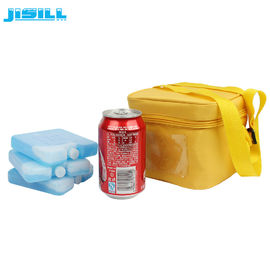 HDPE kelas makanan + SAP Mini Ice Packs Ice Block / Ice Gel Inside Liquid 10*10*2cm Untuk Makanan Beku
