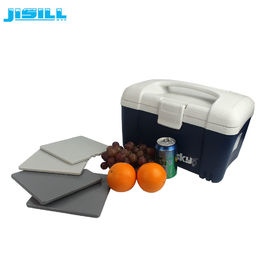 Makanan FDA Menyetujui Kotak Makan Siang Ice Pack / Cool Bag Freezer Blok Warna Gray