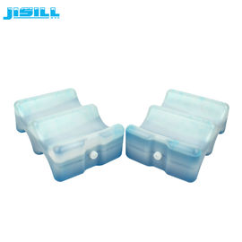 Food Grade Big Wave Shape Breast Milk Ice Pack dengan SAP MSDS Disetujui untuk Makanan Beku