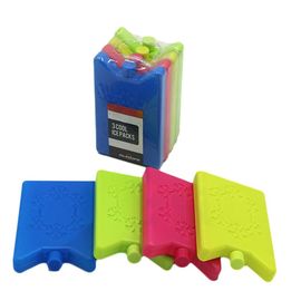 Bahan makanan HDPE Plastik 15*10*2 CM Mini Ice Packs Freezer Packs FDA SGS Certificate untuk makanan beku