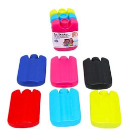 HDPE Blok Es Kecil Freezer Hard Shell 150ML Gel Pendingin Cairan Untuk Makanan Beku